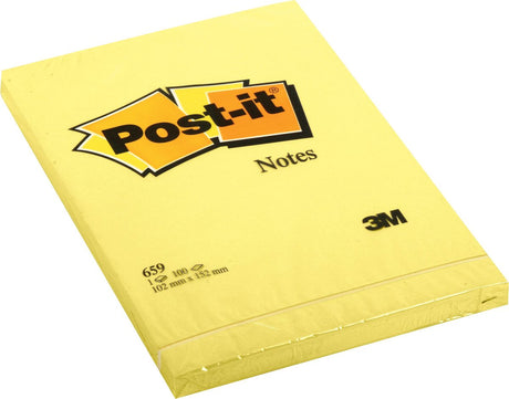Post-it ã‚â® notes, canary yellowã¢â€žâ¢, 1 blokje, 101 x 152 mm