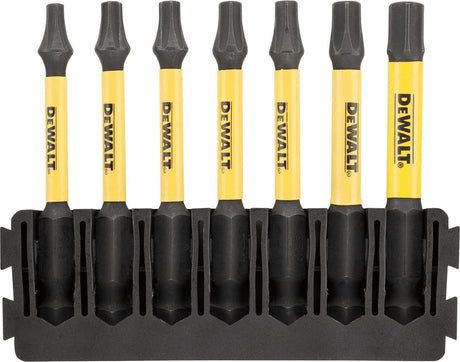 Dewalt accessoires bitset | houder + impact torsion | 57 mm | t15 x1, t20 x2, t57 x2, t30 x1, t40 x1 - dt70825-qz