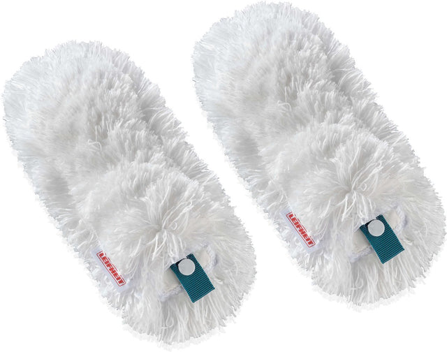 Leifheit superduster plumeau m navulling - microvezel - 50x wasbaar - set van 2 vervangingsdoeken