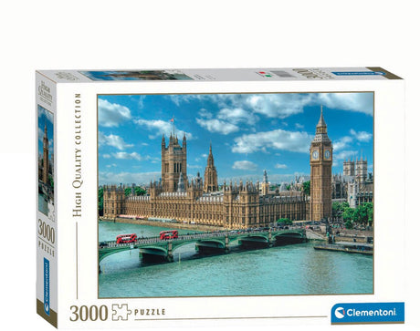Clementoni - puzzel - 3000 stukjes - houses of parliament - puzzel voor volwassenen - high quality collection