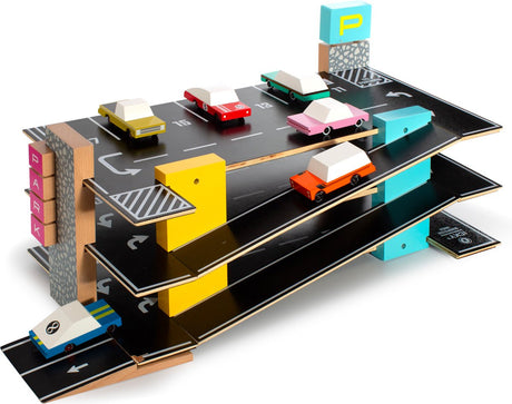 Candylab toys magnetix garage | houten speelgoed garage