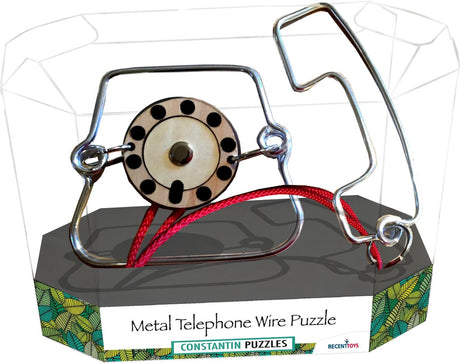 Recent toys metal telephone breinpuzzel