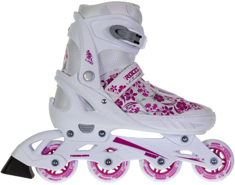 Roces - compy 8.0 - inline skates - meisjes - verstelbaar comfort fit - maat 26-29