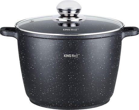 Kinghoff 1599 - hoge braadpan - met aromaknop - 28 cm - 10 liter
