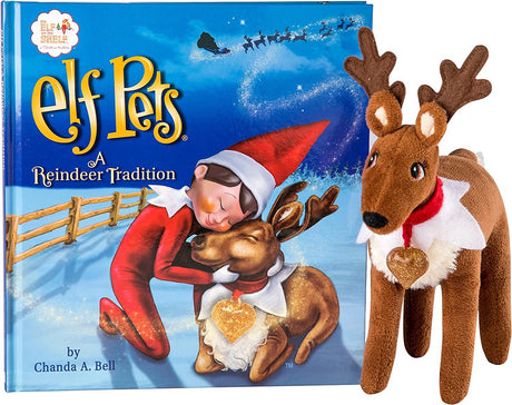 Elf on the shelf rendier traditie franstalig - kerst speelgoed set.