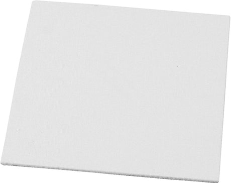 Creativ company canvas paneel - paneel voor schilderen - klein vierkant schilderpaneel - wit schildercanvas - verpaneel - schilderpaneel - paneeldoek - gespannen canvas - canvasbord - 280 gram -15 x 15 cm