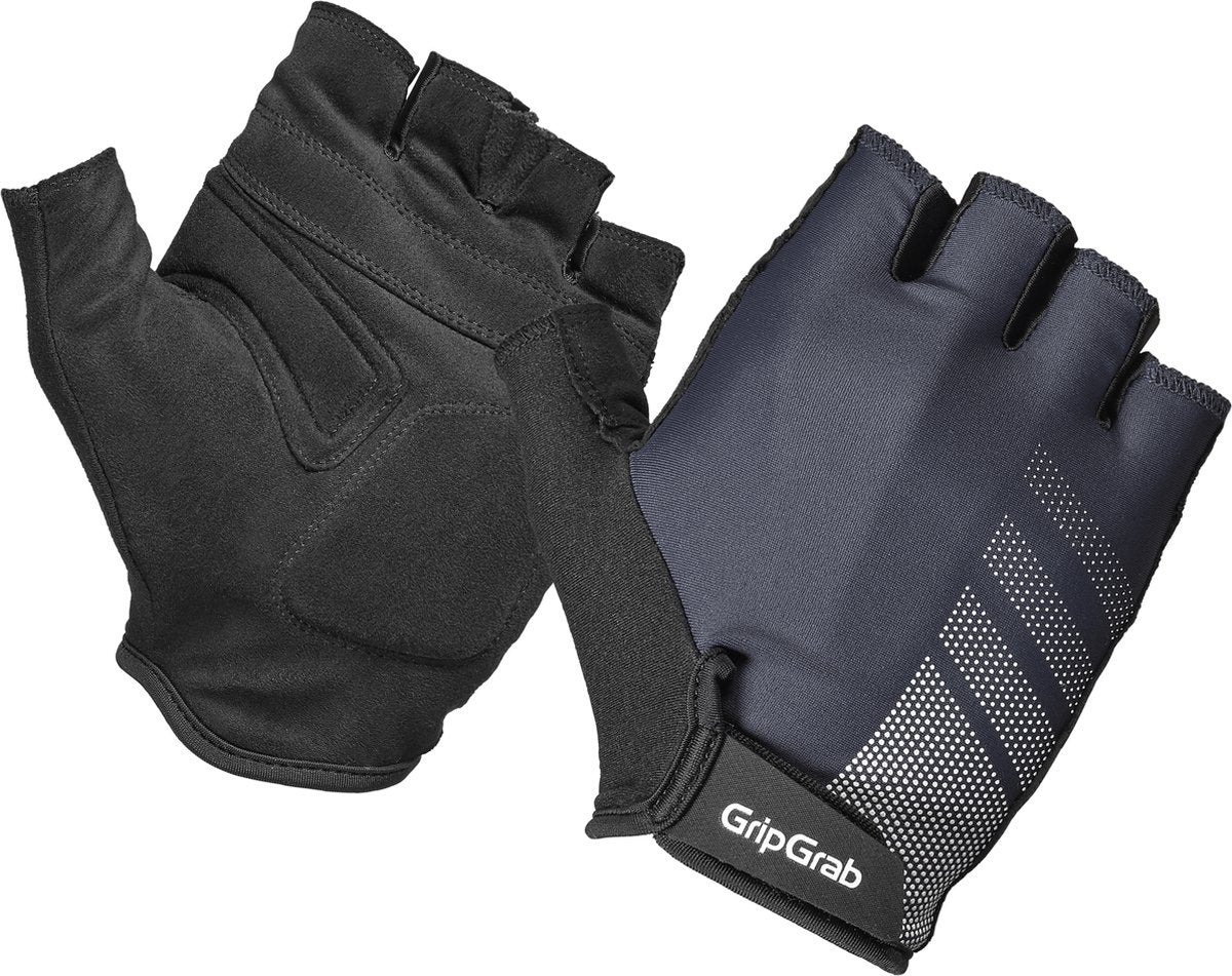 Gripgrab - ride rc lite korte vinger zomer fietshandschoenen met padding - navy blauw - unisex - maat m