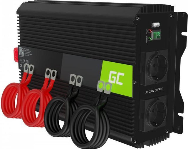 Green cell spanningsomvormer inverter pro 12v naar 230v 3000w 6000w gemodificeerde sinusgolf.