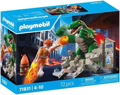 Playmobil heldenstrijd tegen de reuzenhagedis - 71831