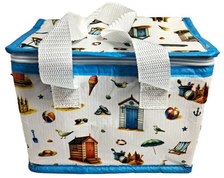 Puckator lunchtas koeltasje - kust strand coastal - rpet - duurzaam - 17x20x13cm