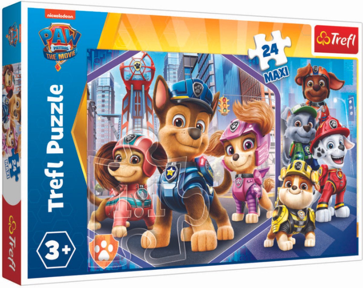 Trefl maxi puzzel paw patrol movie 24 stukjes