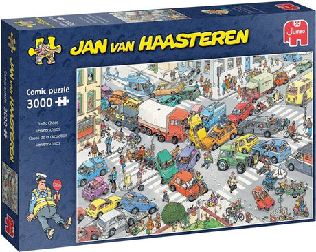 Jan van haasteren - verkeerschaos - legpuzzel 3000 stukjes
