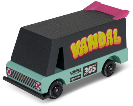 Candylab toys candylab - candycar toons - vandal van seafoam - houten voertuig - 3+