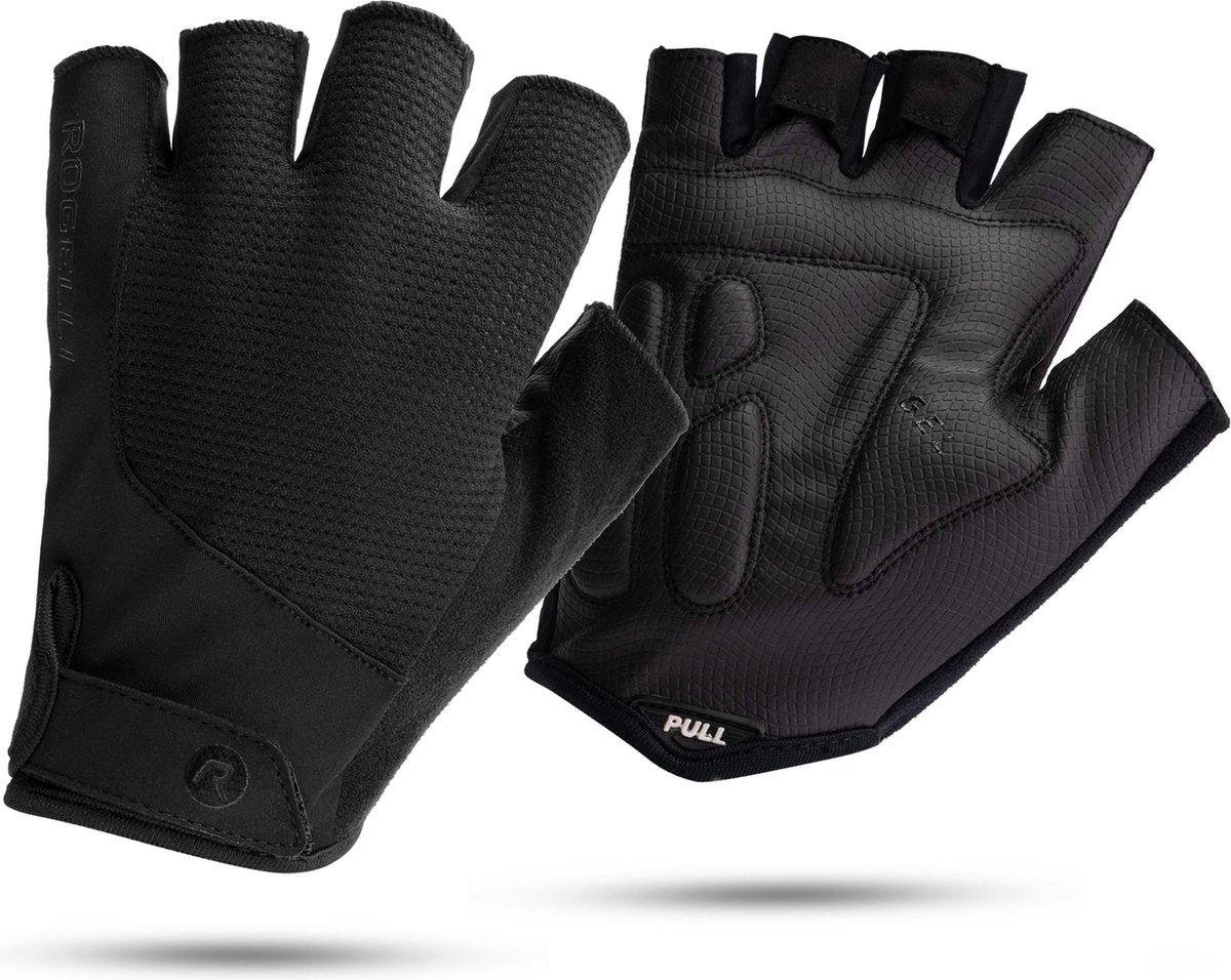 Rogelli essential fietshandschoenen heren - zomer - zwart - s