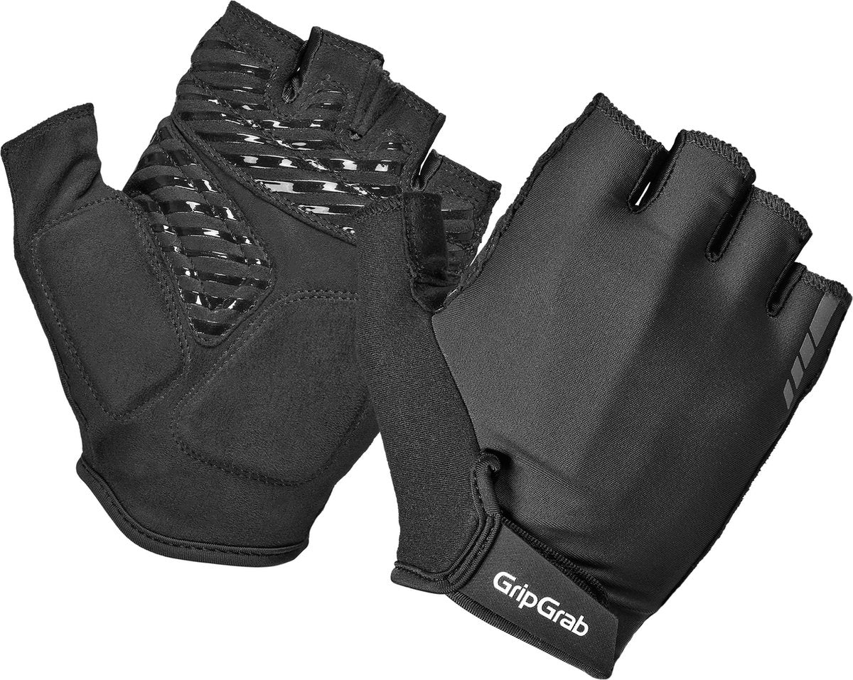 Gripgrab - proride rc max korte vinger zomer fietshandschoenen met padding - zwart - heren s