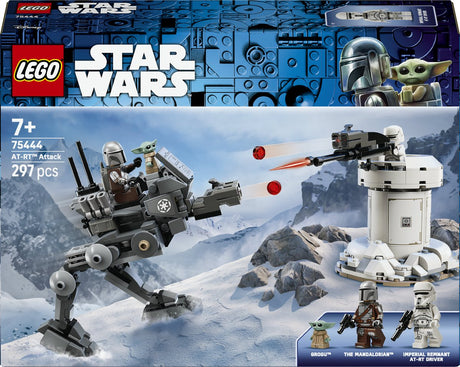 Lego ® star wars™ at-rt™ aanval - bouwset met minifiguur van de mandalorian™ en grogu™ - vanaf 7 jaar - 75444