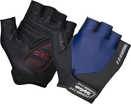 Gripgrab - progel padded korte vinger zomer fietshandschoenen wielrenhandschoenen met padding - navy - unisex - maat m