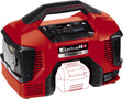 Einhell accu compressor pressito li solo - power x-change - 18 v li-ion - aanzuigcapaciteit hogedruk- lagedrukpomp: 21 380 l min - max. werkdruk hogedrukpomp: 11 bar - incl. 3-delige adapterset - excl. accu en lader
