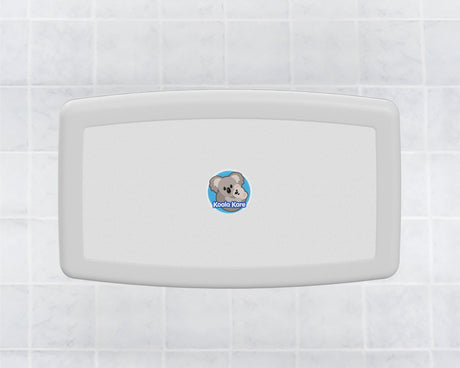 Koala kare - wandcommode opklapbaar - babyverschoontafel - horizontaal - kb300-en-05 - wit - graniet