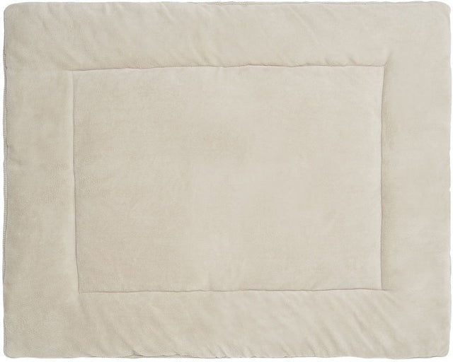 Jollein - boxkleed (nougat) - basic knit - katoen - speelkleed baby - 80x100cm