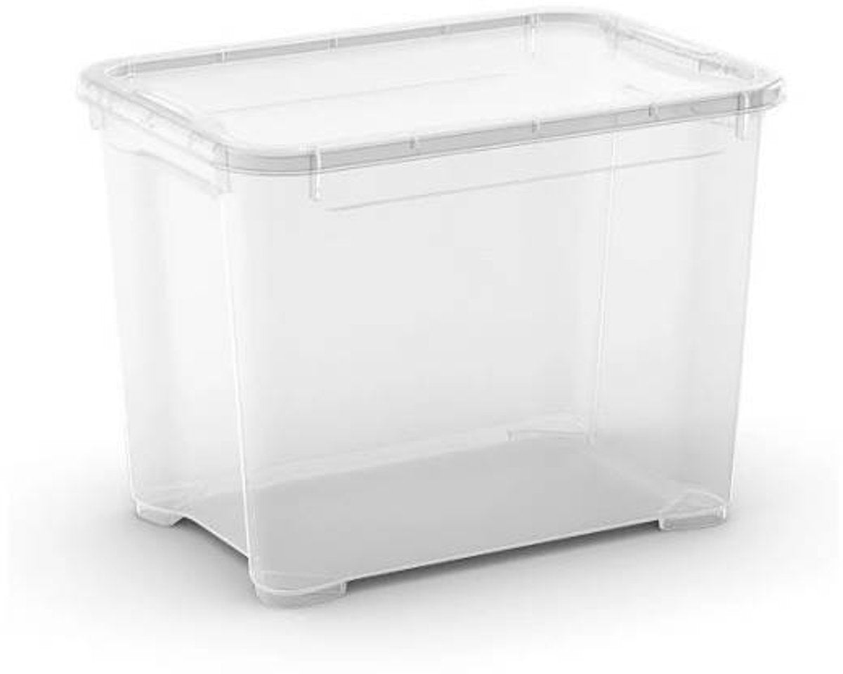 Curver t box - opbergdoos - 20l - transparant - kunststof