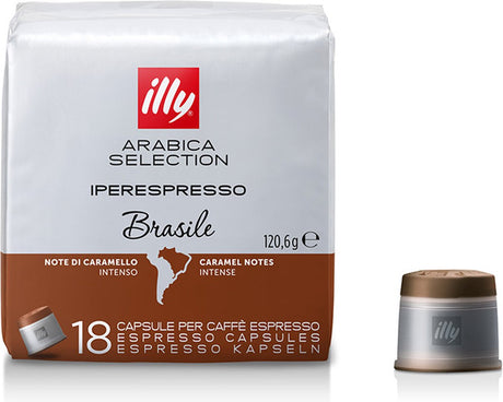 Illy - iperespresso - koffiecapsules - arabica selection - brazil - 6 x 18 stuks