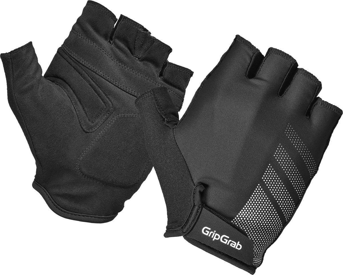 Gripgrab - ride rc lite korte vinger zomer fietshandschoenen met padding - zwart - unisex xxl