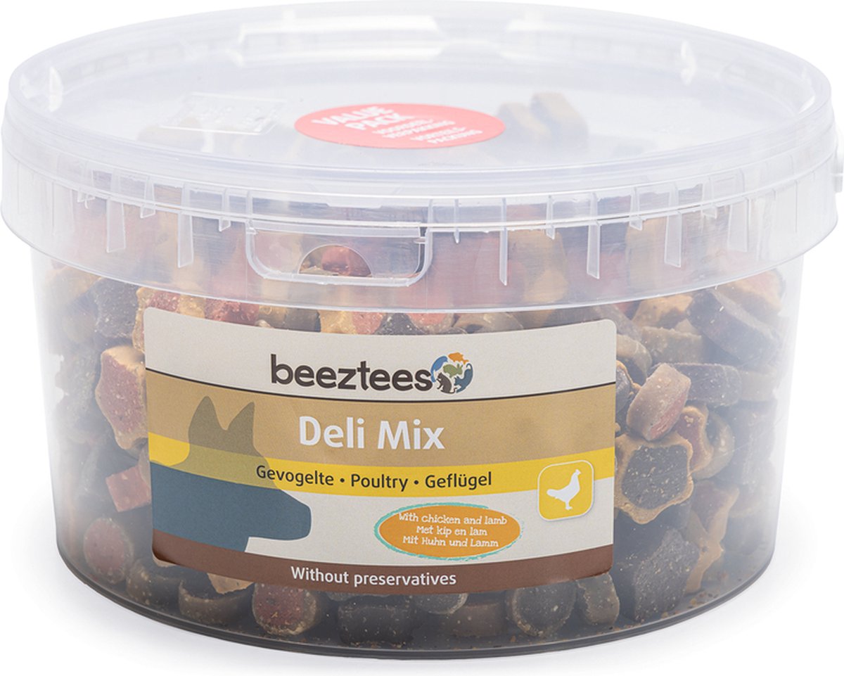 Beeztees deli mix - hondensnack - 1400 gram