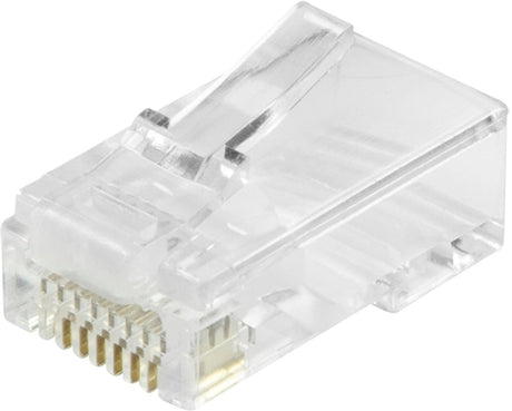 Logilink gemakkelijke cat6 connector rj45 - unshielded 50 stuks - kabelverbinder - kabel connector