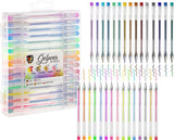 Grafix gelpennen 30pcs - schrijven handlettering - glitter effect - metallic effect - neon effect - pastel effect - gelpennen volwassenen