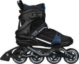 Nijdam inline skates - alu chassis - circuit cruiser - maat 40 - zwart