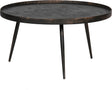 Woood bounds bijzettafel xl - metaal - antique goud - 40x76x76