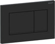 Geberit bedieningspl. sigma30, 2-toets:mat zwart, easy-to-clean, zwart