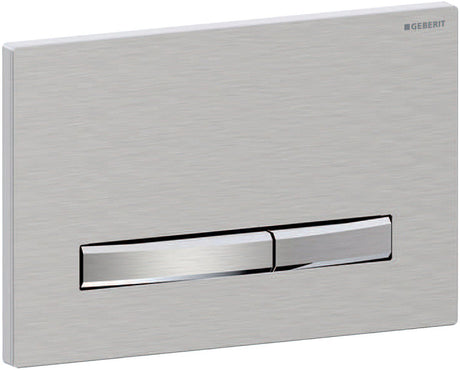 Geberit sigma50 bedieningsplaat - 2-toets spoeling - vierkant - chroom geb.