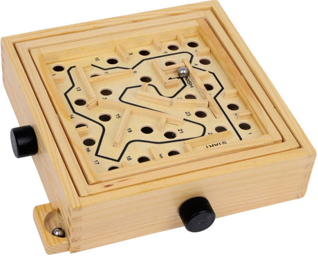 Small foot - houten labyrinth knikkerspel