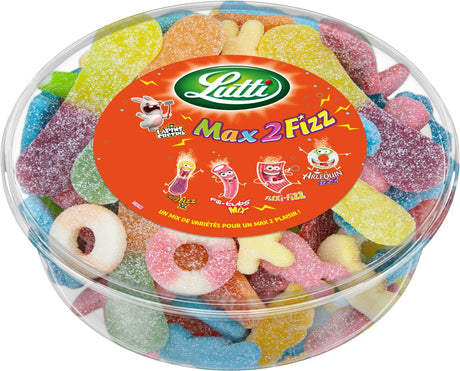 Lutti max2fizz tubo 500gr