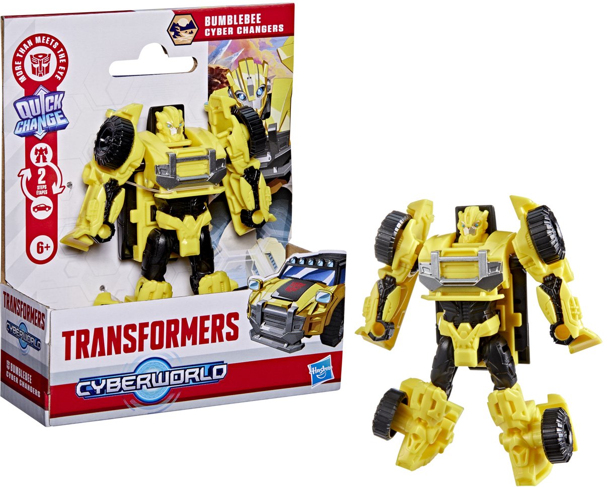 Transformers cyberworld bumblebee cyber changers - actiefiguur