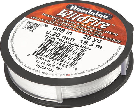 Creativ company sieradendraad, dikte 0,20 mm, 18,3 m, wit