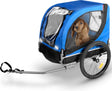 Bicycle gear hondenfietskar – blauw – 40kg – met regenhoes reflectoren