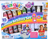 Simba aqua gelz colossal set, 13 flesjes kleurgel, elk 30ml, 16 mallen, 6x additief, vanaf 8 jaar - hobbypakket