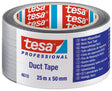 Tesa professional 4610 serie - polipropyleen tape - 25m x 50mm - zilver mat
