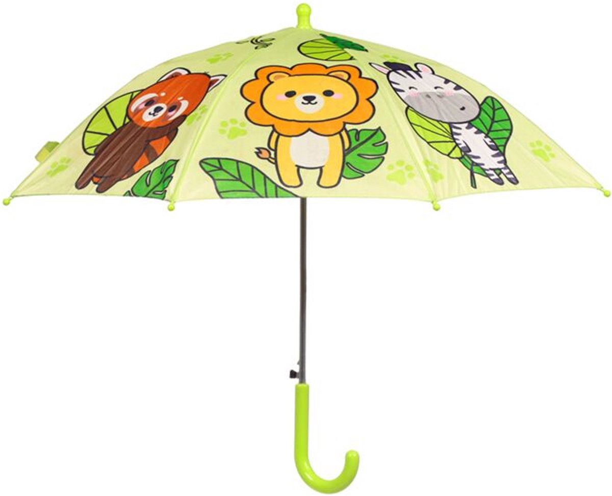 Puckator kinder paraplu - wild animals adoramals - 66cm(diam.) 55cm(h)