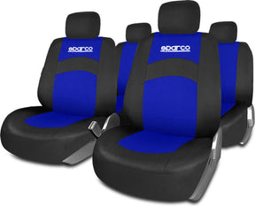 Sparco autostoelhoezenset blauw - universeel