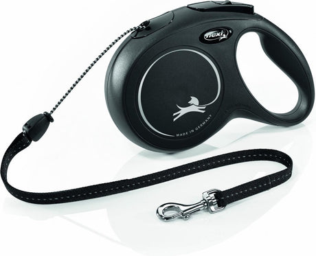 Flexi rollijn classic cord zwart