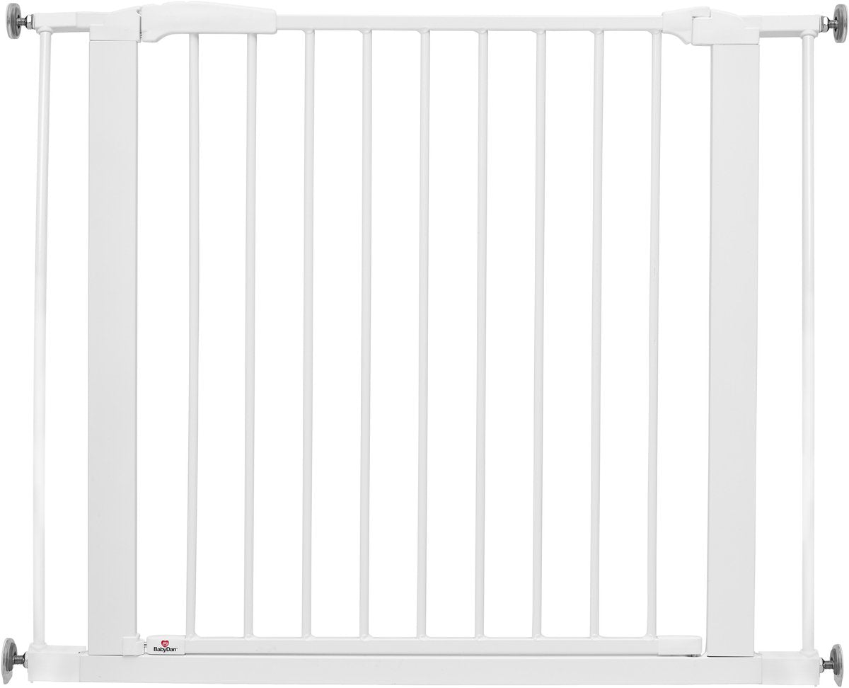 Babydan perfect close traphekje zonder boren - 77,3 - 97,1 cm - klembevestiging - wit