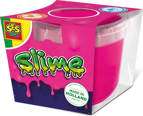 Ses creative slijm neon roze - 140 g - vanaf 3 jaar - glutenvrij - schoencadeautjes sinterklaas