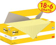 Post-it memoblok 3m 654-cy 76x76mm geel voordeelpak