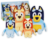 Moose bluey pluche knuffels set - 4st.