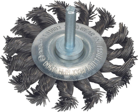 Bosch 6mm schijfborstel 75 vlecht 0.5 staal
