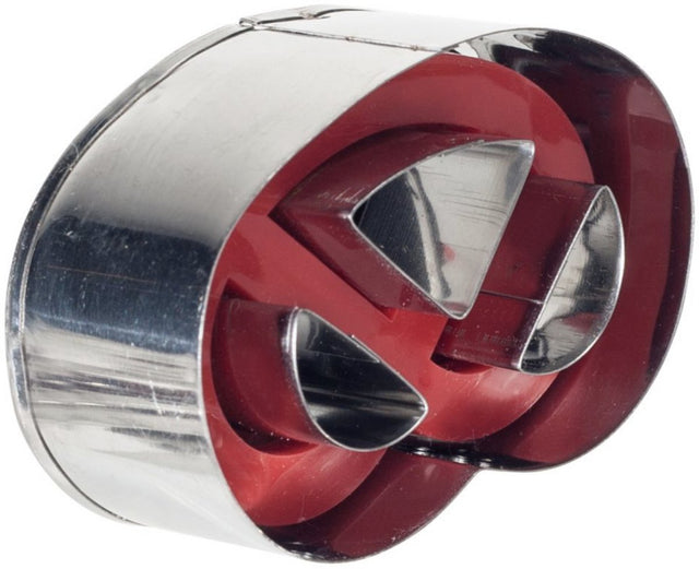 Westmark brezel with ejector, stainless steel, silver, 6.4 x 4.4 x 3.8 cm